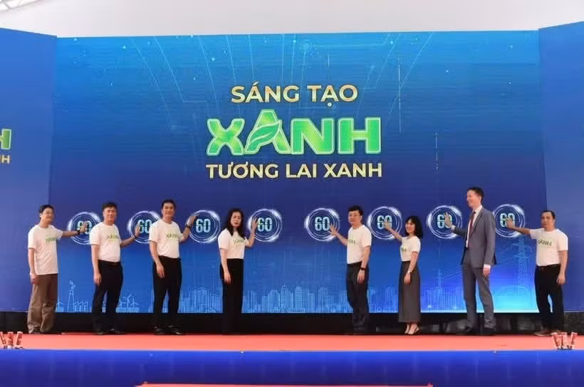 Ceremonia de lanzamiento de campaña en respuesta a la Hora del Planeta, iniciativa de ahorro y eficiencia energética para el verano de 2026. (Foto: Vietnam+)