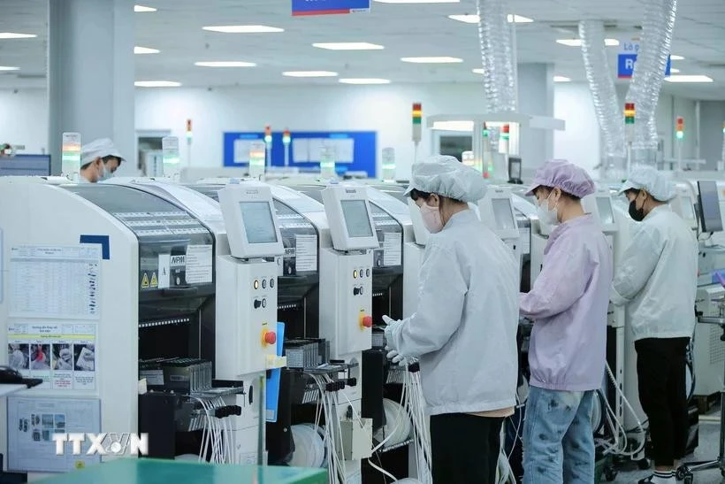 Empresas de IED invierten en moderna cadena de fabricación. (Fuente: VNA)