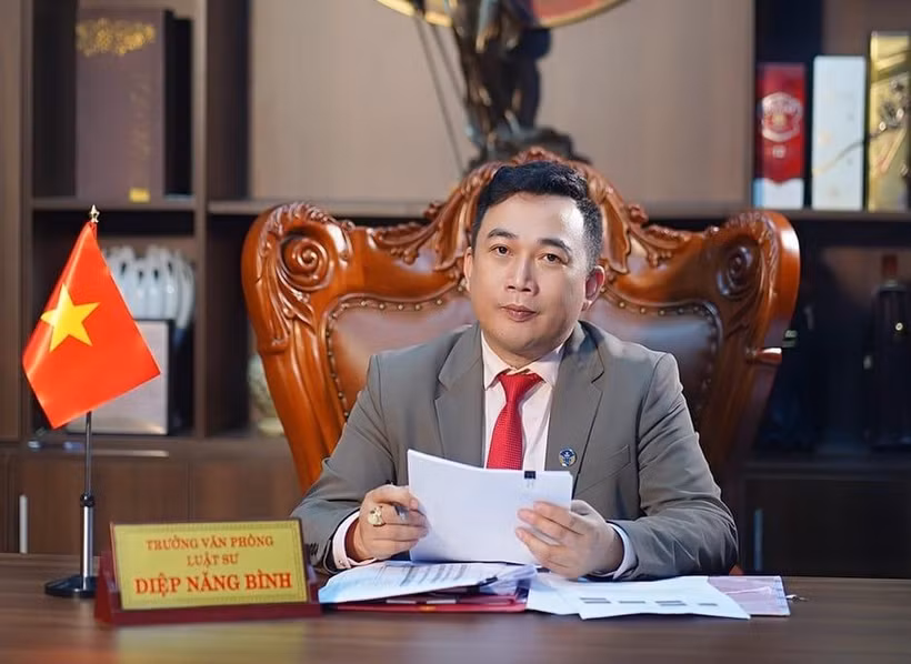 El abogado Diep Nang Binh, jefe del Despacho de Abogados Tinh Thong Luat. (Foto: anninhthudo.vn)
