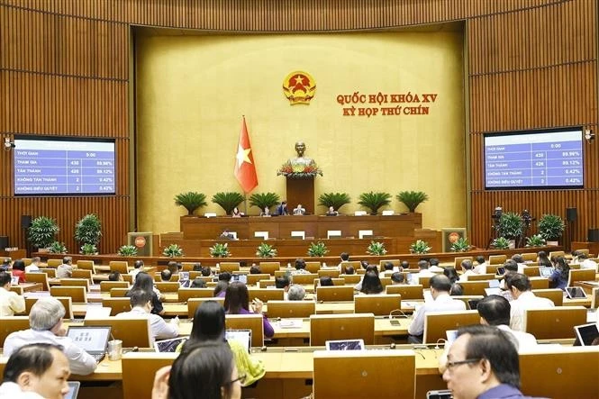 La Asamblea Nacional de Vietnam aprueba Ley de Presupuesto Estatal. (Fuente: VNA) 