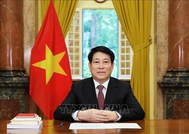 El presidente de Vietnam, Luong Cuong. (Fuente: VNA)