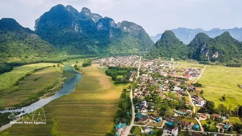 El modelo de turismo adaptado a las condiciones climáticas en Tan Hoa, Quang Tri, es un excelente ejemplo de cómo desarrollar el turismo al tiempo que se mejora la resiliencia ante los desafíos ambientales. (Foto: VNA)