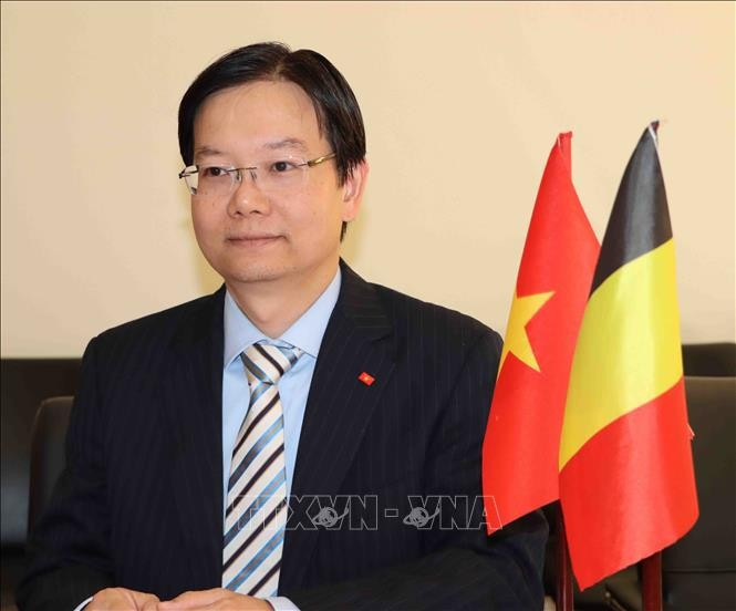 Tran Ngoc Quan, consejero comercial de la nación indochina en Bélgica y ante la Unión Europea. (Fuente: VNA)