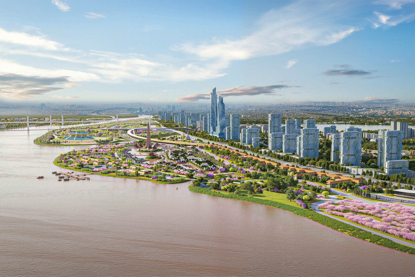 El proyecto Bulevar panorámico del Río Rojo. (Foto: VNA)