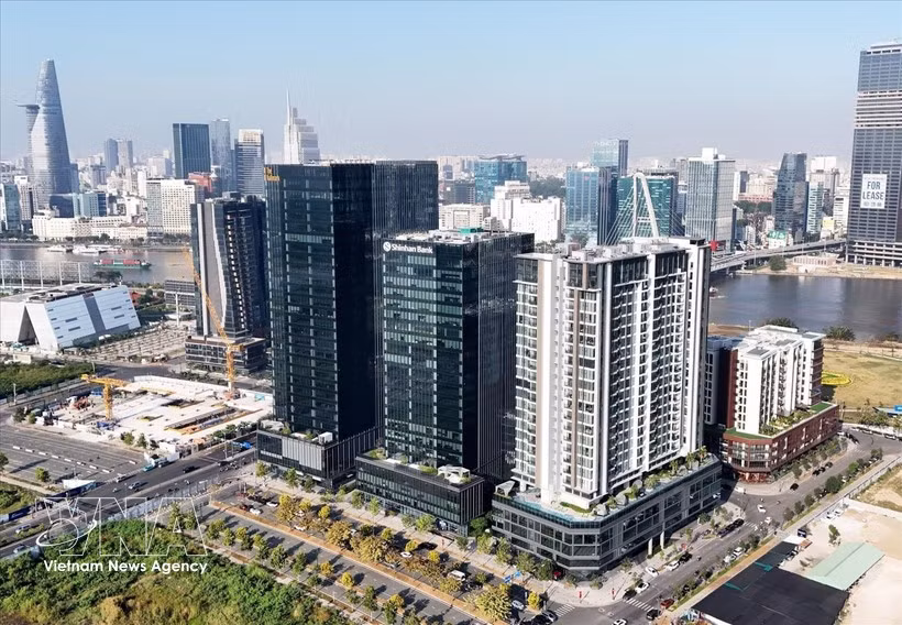 El Centro Financiero Internacional de Vietnam en Ciudad Ho Chi Minh (VIFC-HCMC). Foto: VNA
