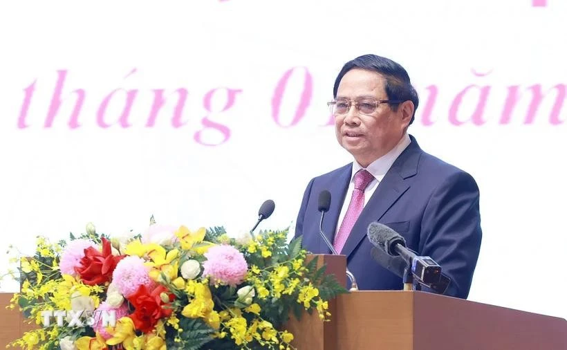 El primer ministro de Vietnam, Pham Minh Chinh. (Fuente: VNA)