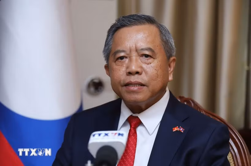 El académico, profesor y doctor Boviengkham Vongdara, ministro de Tecnología y Comunicación y presidente de la Asociación de Amistad Laos–Vietnam. (Fuente: VNA)