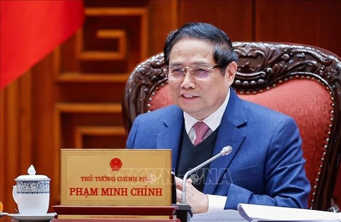 El primer ministro Pham Minh Chinh. (Fuente: VNA)