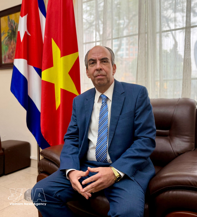 El embajador de Cuba en Vietnam, Rogelio Polanco Fuentes (Foto: VNA)