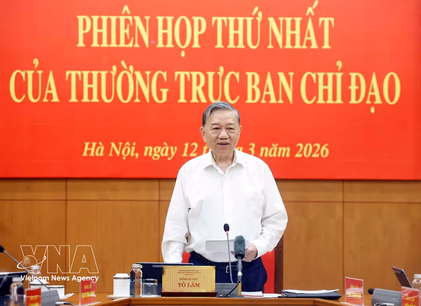 El secretario general del Partido Comunista de Vietnam, To Lam. (Foto: VNA)