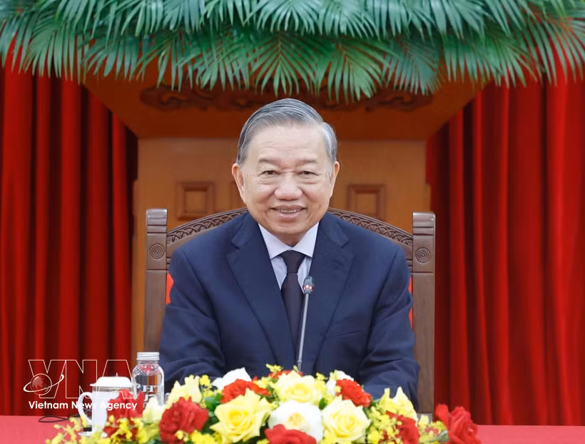 El secretario general del Partido Comunista de Vietnam y presidente de la República, To Lam. (Foto: VNA)