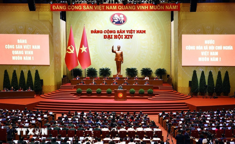 El XIV Congreso del Partido Comunista de Vietnam (Fuente: VNA)