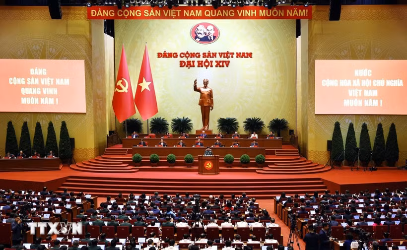 El XIV Congreso del Partido Comunista de Vietnam (Fuente: VNA)