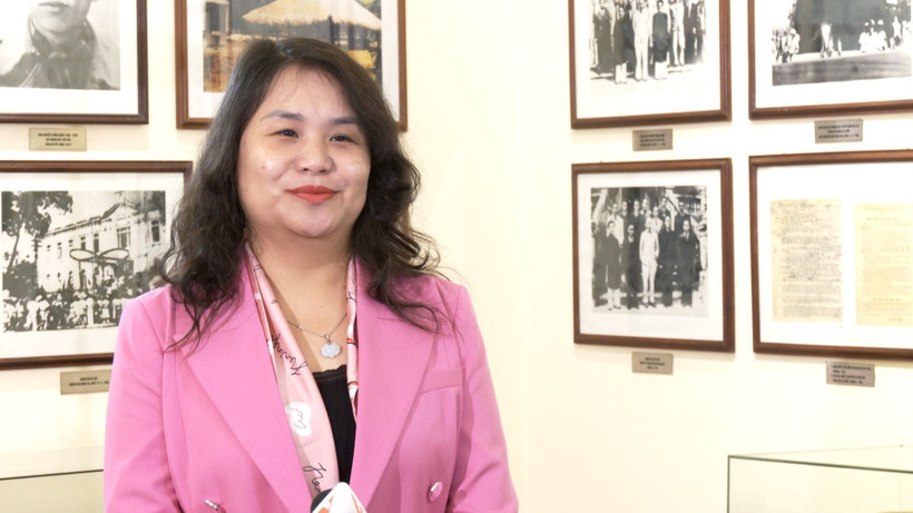 La doctora Nguyen Quynh Lien, miembro del Presídium del Comité Central del FPV del décimo mandato y jefa del Departamento de Democracia, Supervisión y Crítica Social del FPV. (Fuente: VNA)