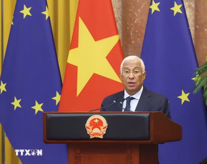 El presidente del Consejo Europeo, António Costa. (Foto: VNA)
