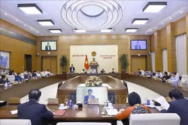 En la 55.ª sesión del Comité Permanente de la Asamblea Nacional, el 2 de marzo. (Foto: VNA)
