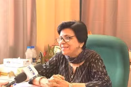 La profesora Archana Upadhyay, de la Escuela de Estudios Internacionales de la Universidad Jawaharlal Nehru de Nueva Delhi, India. (Foto: VNA)