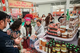 Visitantes en la Feria de Primavera en (VNA)