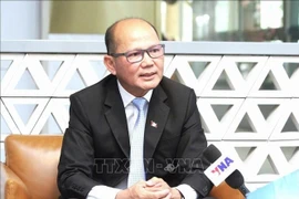 Uch Leang, director interino del Departamento de Estudios de Asia, África y Oriente Medio del Instituto de Relaciones Internacionales de Camboya (IRIC), en la Real Academia de Camboya (RAC). (Foto: VNA)