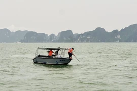 Rescatistas buscan a personas desaparecidas tras el trágico naufragio del barco turístico Vinh Xanh 58 el 19 de julio en la bahía de Ha Long, provincia nororiental de Quang Ninh. (Foto: tienphong.vn)