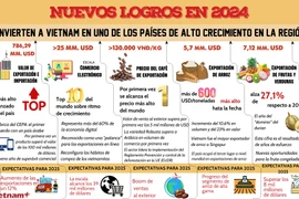 Nuevos logros en 2024 convierten a Vietnam en uno de los países de alto crecimiento en la región