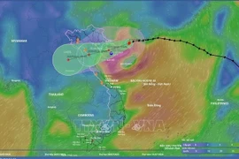 A las 10:00 horas, su centro se ubicaba a unos 190 km al este de la provincia de Quang Ninh, con vientos sostenidos entre 75 y 88 km/h y ráfagas de hasta nivel 11. (Foto: VNA)