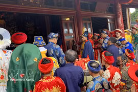 Rituales del Festival del Templo Hue Nam. (Foto: VNA)