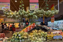 Interior de un supermercado en Indonesia (Foto ilustrativa: VNA)