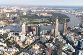 Vista aérea de la ciudad de Ho Chi Minh (Foto: VNA)