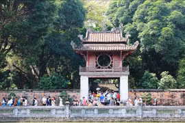 Khue Van Cac (Pabellón de los Versos Brillantes) - Símbolo de Hanoi. (Foto: VNA)