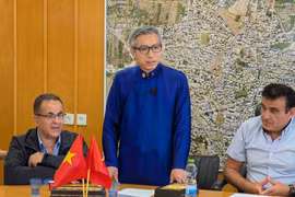 El embajador vietnamita en Israel Ly Duc Trung en la reunión (Foto: VNA)