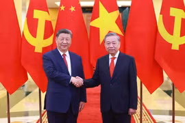 Secretario general del PCV mantiene conversaciones con Xi Jinping en Hanoi
