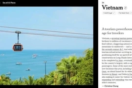 El teleférico Hon Thom apareció en la introducción a Vietnam del New York Times. (Captura de pantalla)