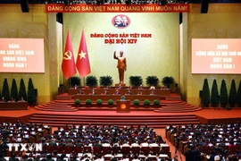 El XIV Congreso del Partido Comunista de Vietnam (Fuente: VNA)