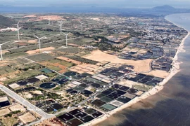 Obra de construcción del proyecto de la central nuclear Ninh Thuan 1 (Foto: VNA)