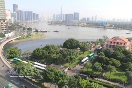 El Museo de Ho Chi Minh en Ciudad Ho Chi Minh se conectará con parque y plaza, junto a la ampliación de la calle Nguyen Tat Thanh y nuevos servicios públicos. (Foto: VNA)