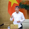 El primer ministro de Vietnam, Le Minh Hung, habla en el evento. (Fuente: VNA)