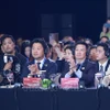Delegados en la sesión de diálogo de alto nivel del Foro del Sector Privado de Vietnam. (Fuente: VNA)
