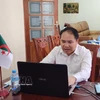 El consejero comercial de Vietnam en Argelia, Hoang Duc Nhuan, en el evento. (Fuente: VNA)