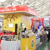 En la feria, se exhiben productos de Tay Nguyen (Altiplanicie Occidental). (Fuente: VNA)