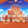 Ceremonia de colocación de la primera piedra del proyecto de la Plaza del Centro Administrativo de Ciudad Ho Chi Minh y del proyecto de la Línea 2 del Metro, tramo Ben Thanh – Thu Thiem. (Fuente: VNA)