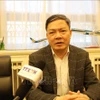 El consejero comercial de Vietnam en China, Nong Duc Lai, en la entrevista. (Fuente: VNA)