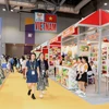 Área de exhibición de las empresas vietnamitas participantes en la feria. (Fuente: VNA)
