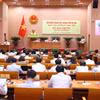 Una reunión del Consejo Popular de Hanoi. (Fuente: VNA)