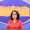 La portavoz del Ministerio de Relaciones Exteriores de Vietnam, Pham Thu Hang. (Fuente: VNA)