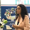 Ilaria Piccinni, directora de la Oficina Representativa del Comercio de Italia en Vietnam (ITA), en la entrevista. (Fuente: VNA)