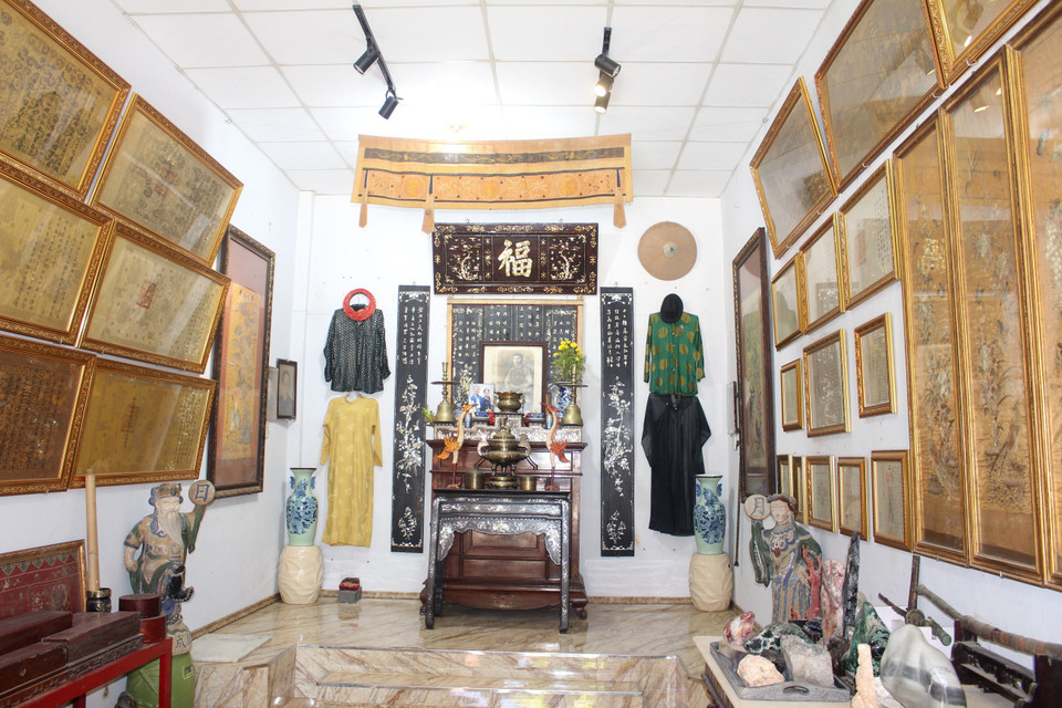 Espacio de culto ancestral vietnamita del siglo XIX, recreado de forma íntegra en el Museo. Foto: Hong Hieu – VNA