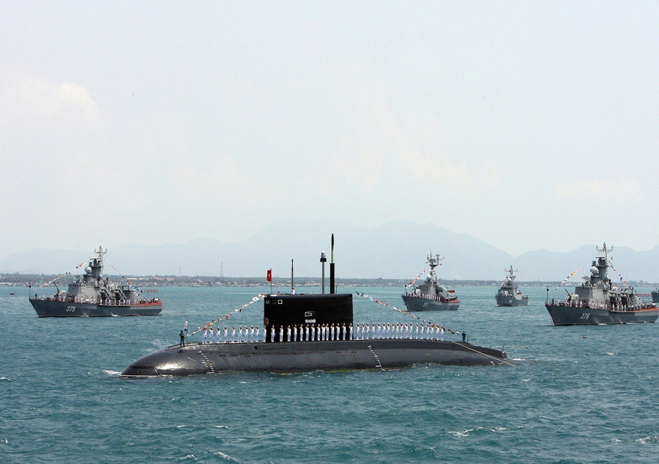 La Armada está construida de manera regular, de élite y moderna, con muchos tipos de armas y equipos avanzados. Foto: VNA