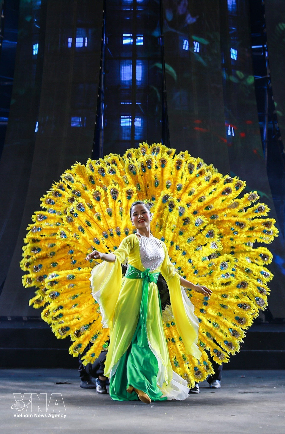 Una actuación en el programa. Foto: Khanh Hoa – VNA