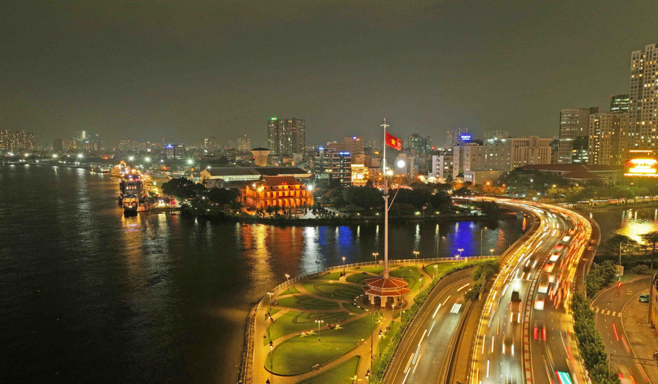 El muelle de Nha Rong en el río Saigón. Foto: Tuan Anh – VNA